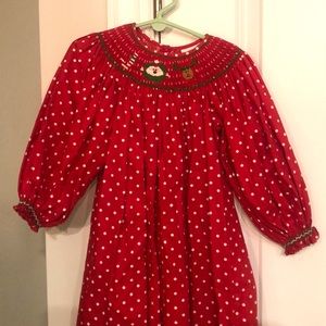 2T Christmas boutique dress - like new